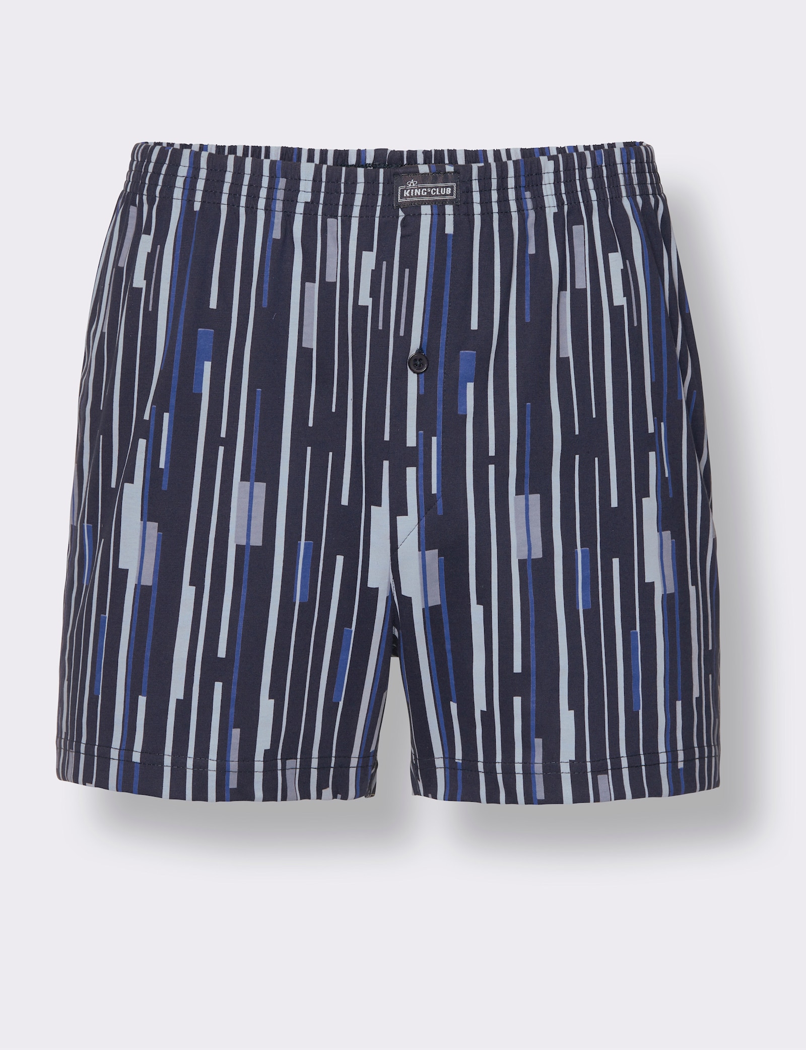 KINGsCLUB Boxershorts - marine-bedruckt