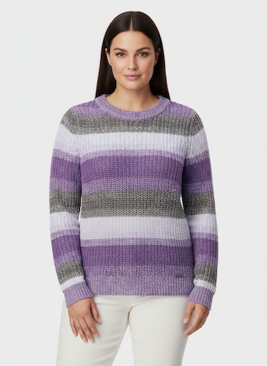 Langarm-Pullover im Farbverlauf - lila-lavendel