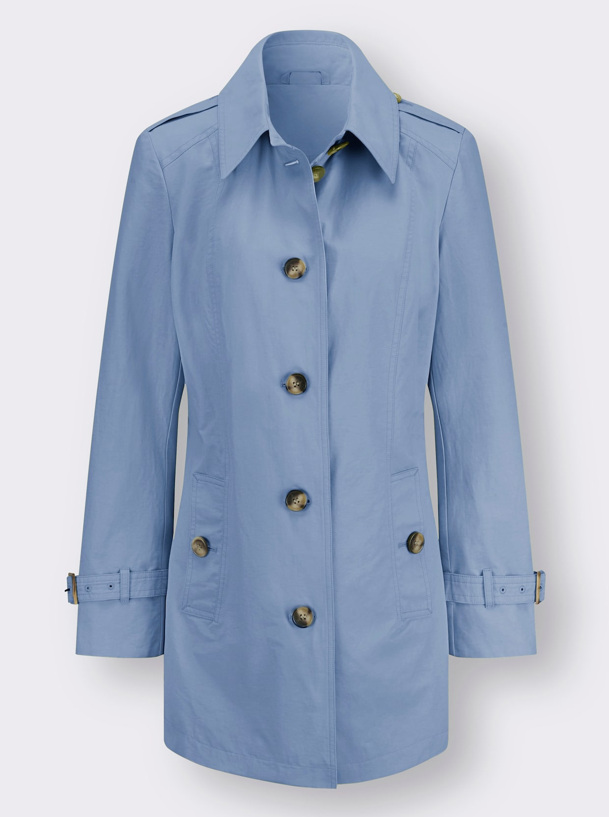 Veste trench - bleu