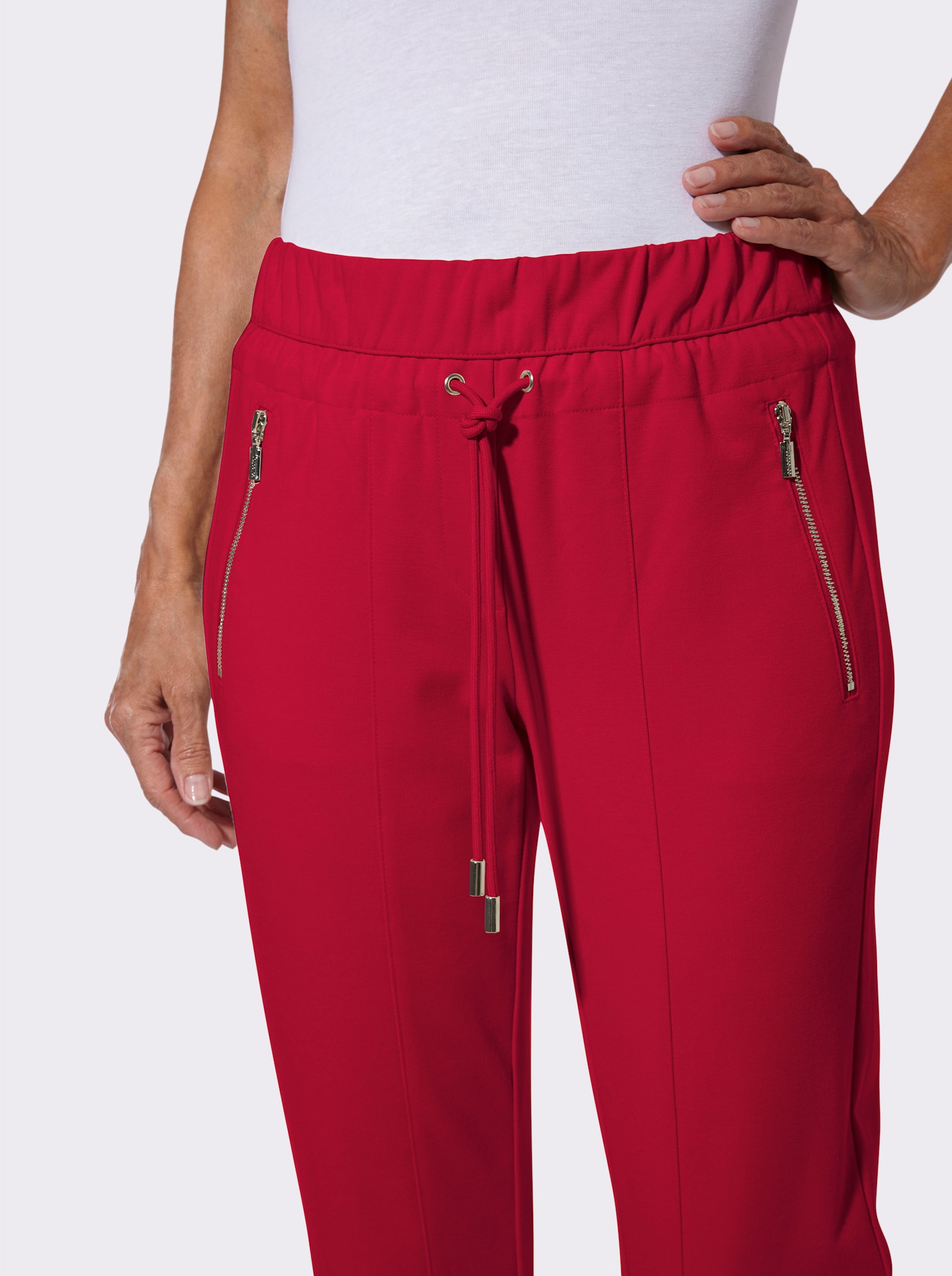 7/8-Hose mit Teilungsnaht - erdbeere