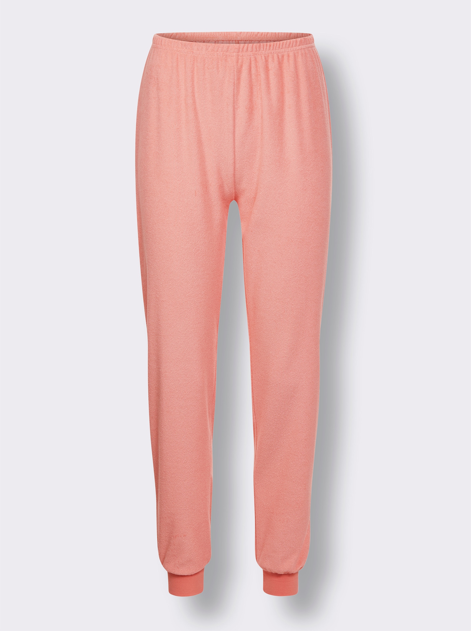 wäschepur Pyjama verkrijgbaar in 2 materialen - apricot gestreept