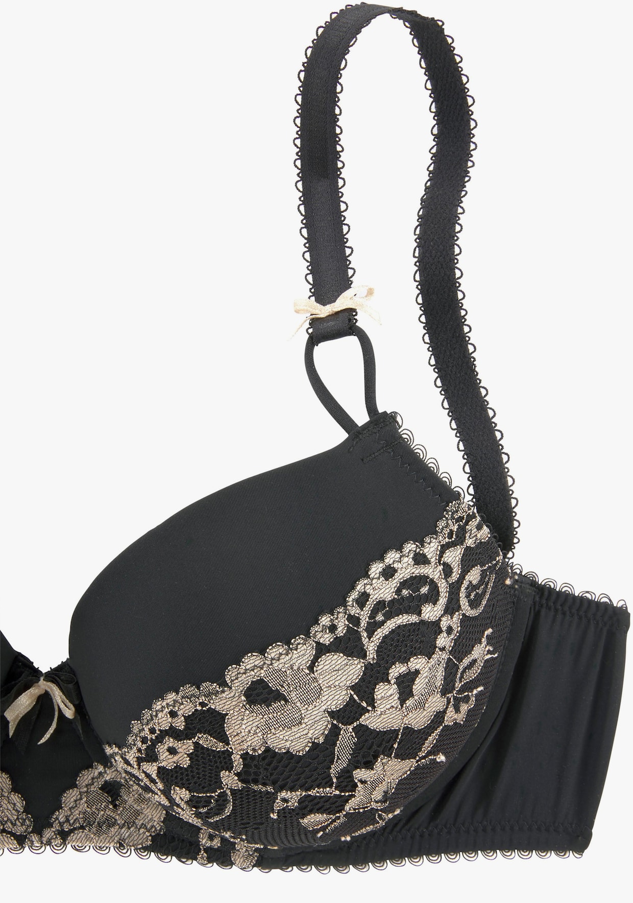 LASCANA Soutien-gorge coques - noir-couleur doré