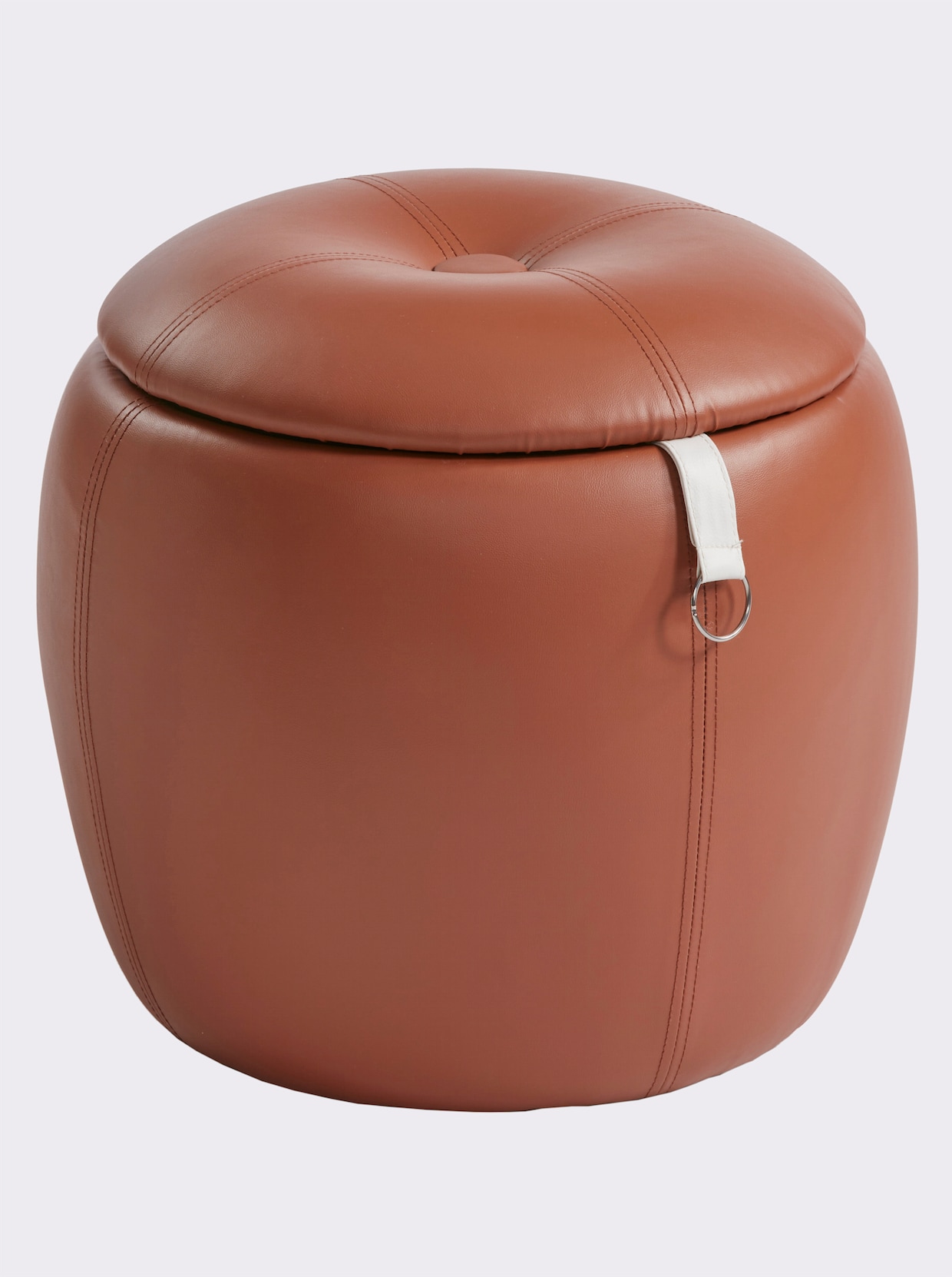 Tabouret - cognac