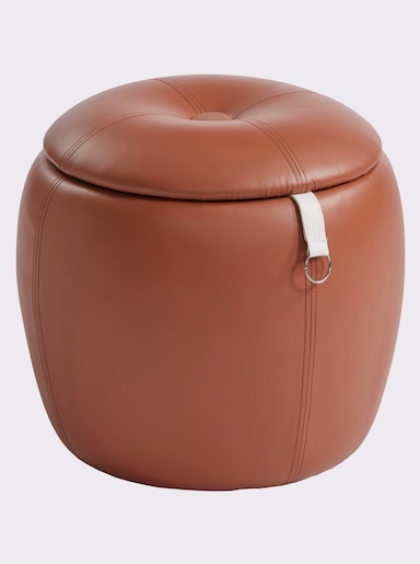 Tabouret - cognac