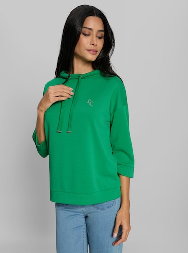 heine Sweatshirt mit Stehkragen - grasgrün