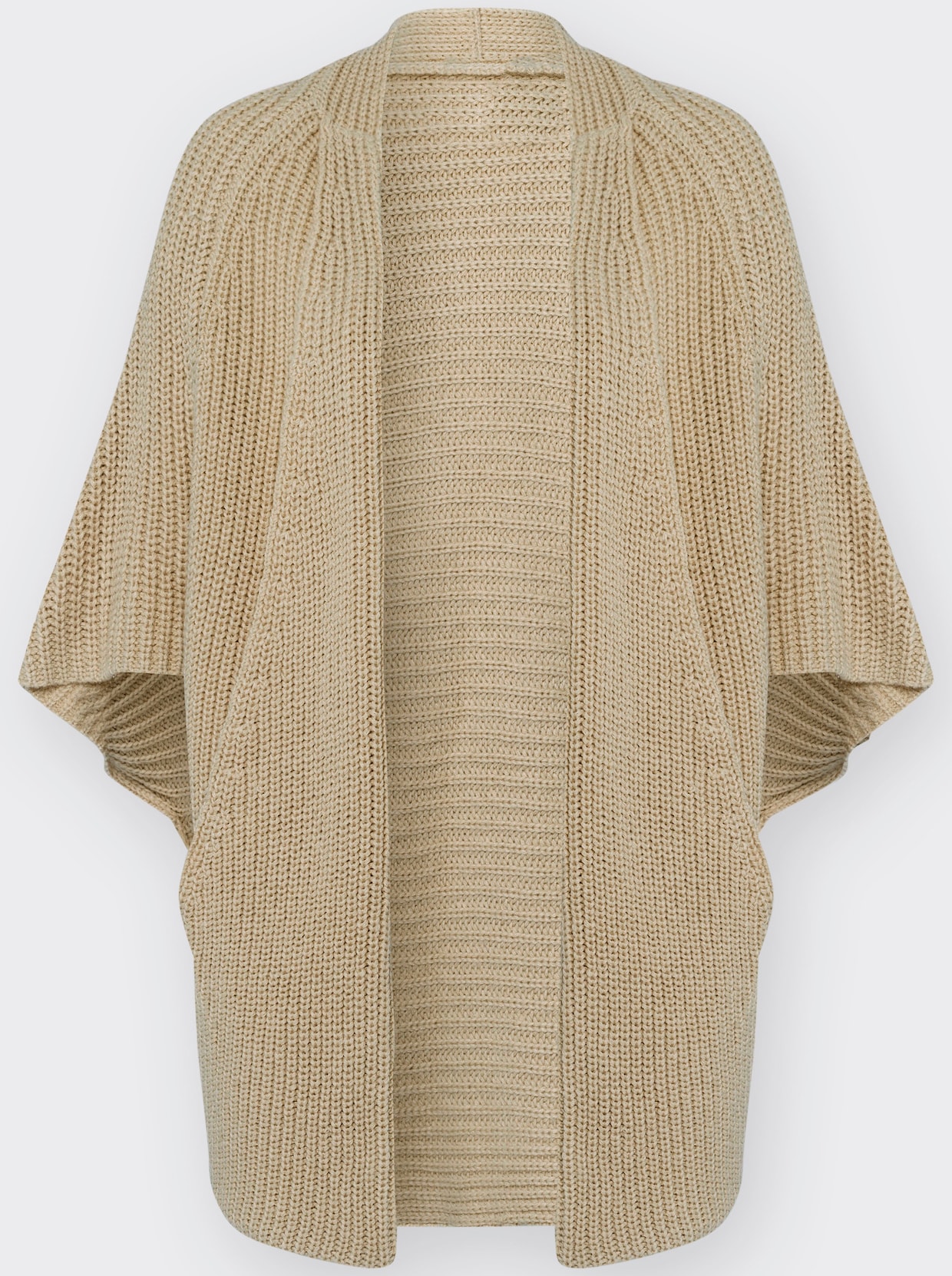 Strickjacke - sand