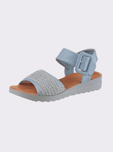 airsoft modern+ Sandalette - hellblau