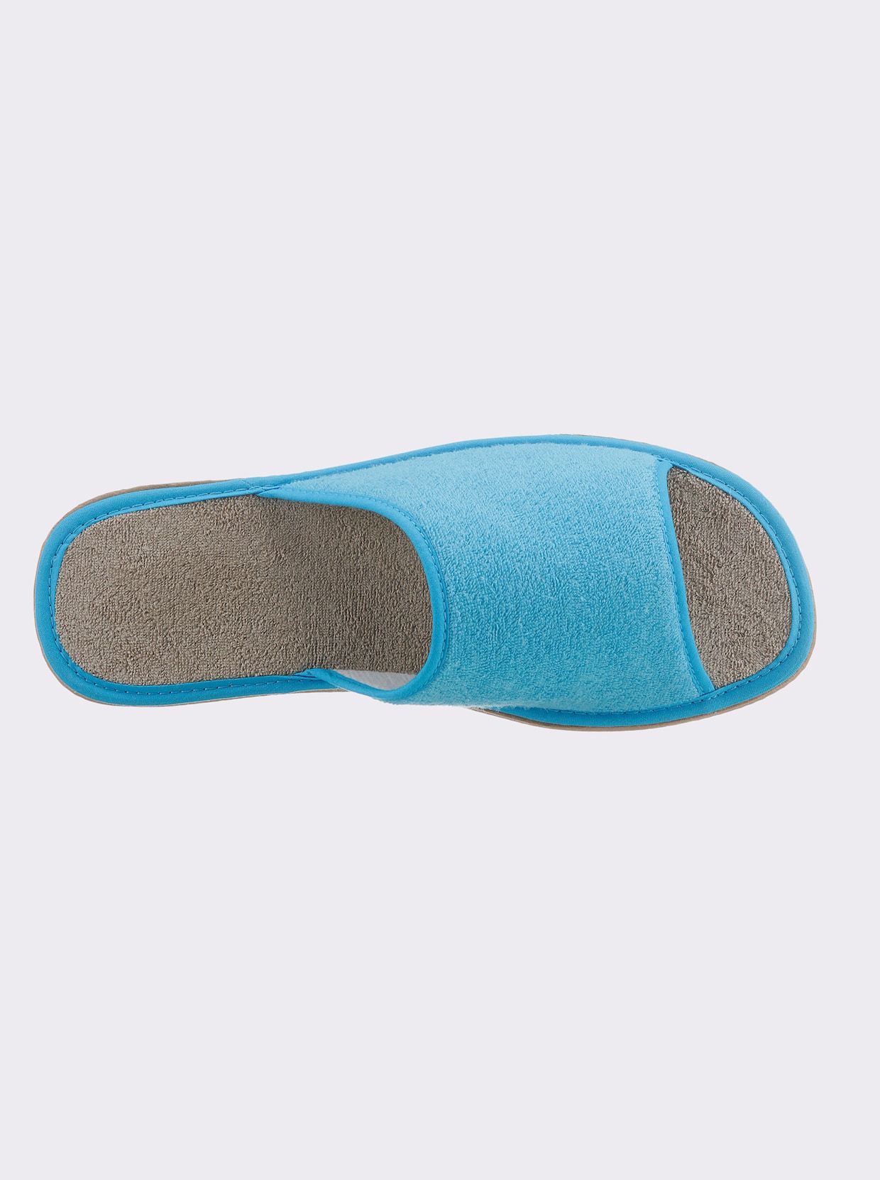 Pantoffels - turquoise + marine