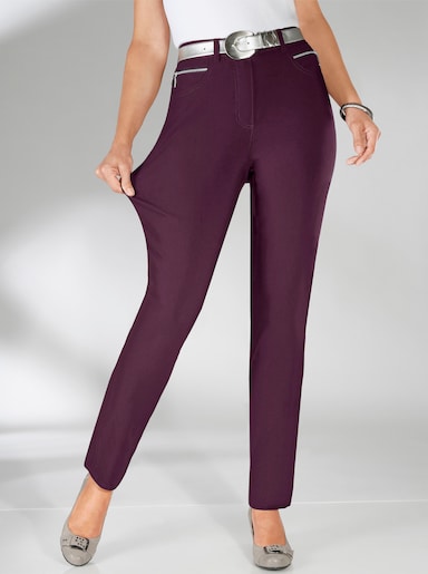 Stehmann Comfort line Thermobroek van elastische bengaline - bordeaux