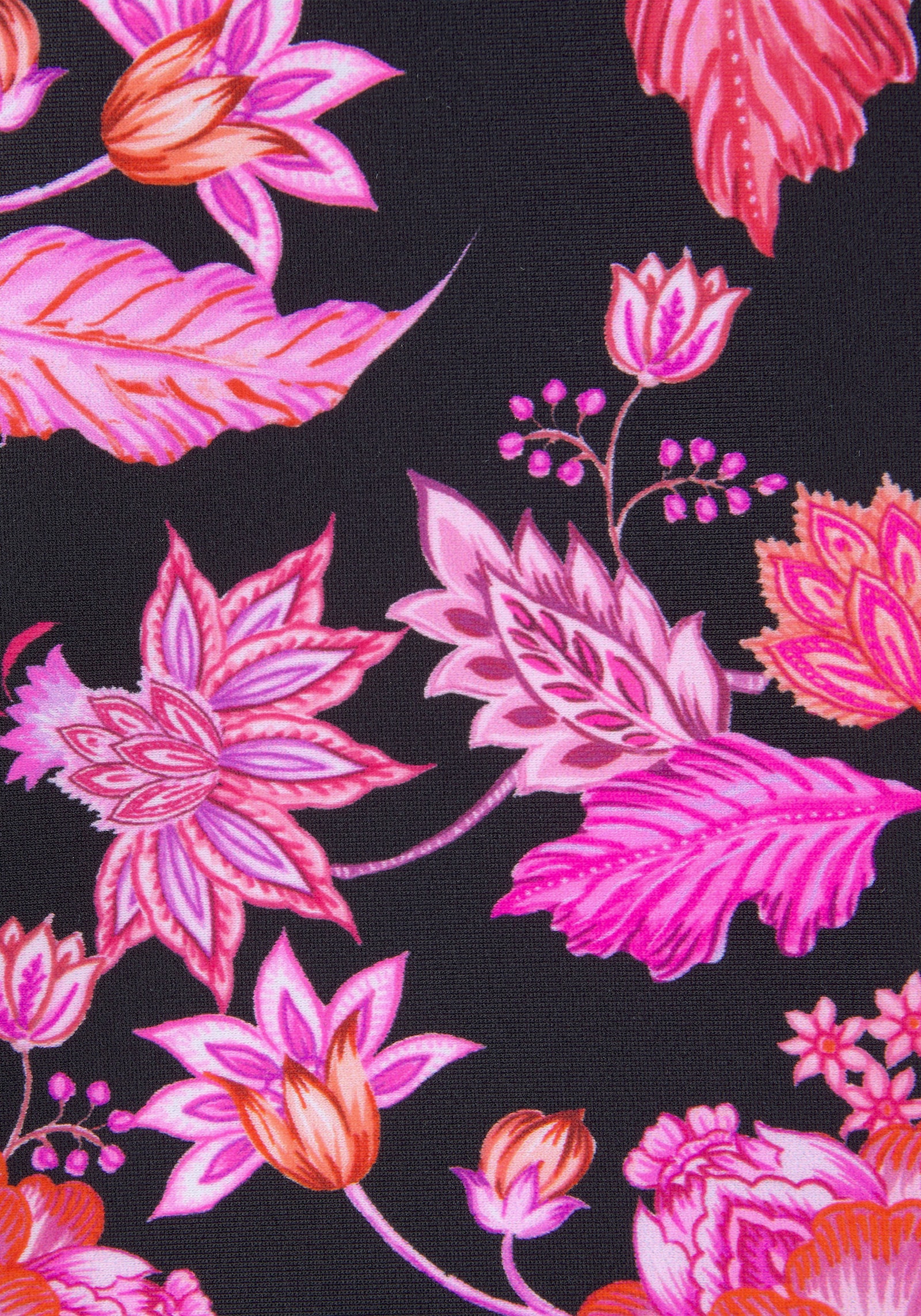 LASCANA Bügel-Tankini-Top - schwarz-pink