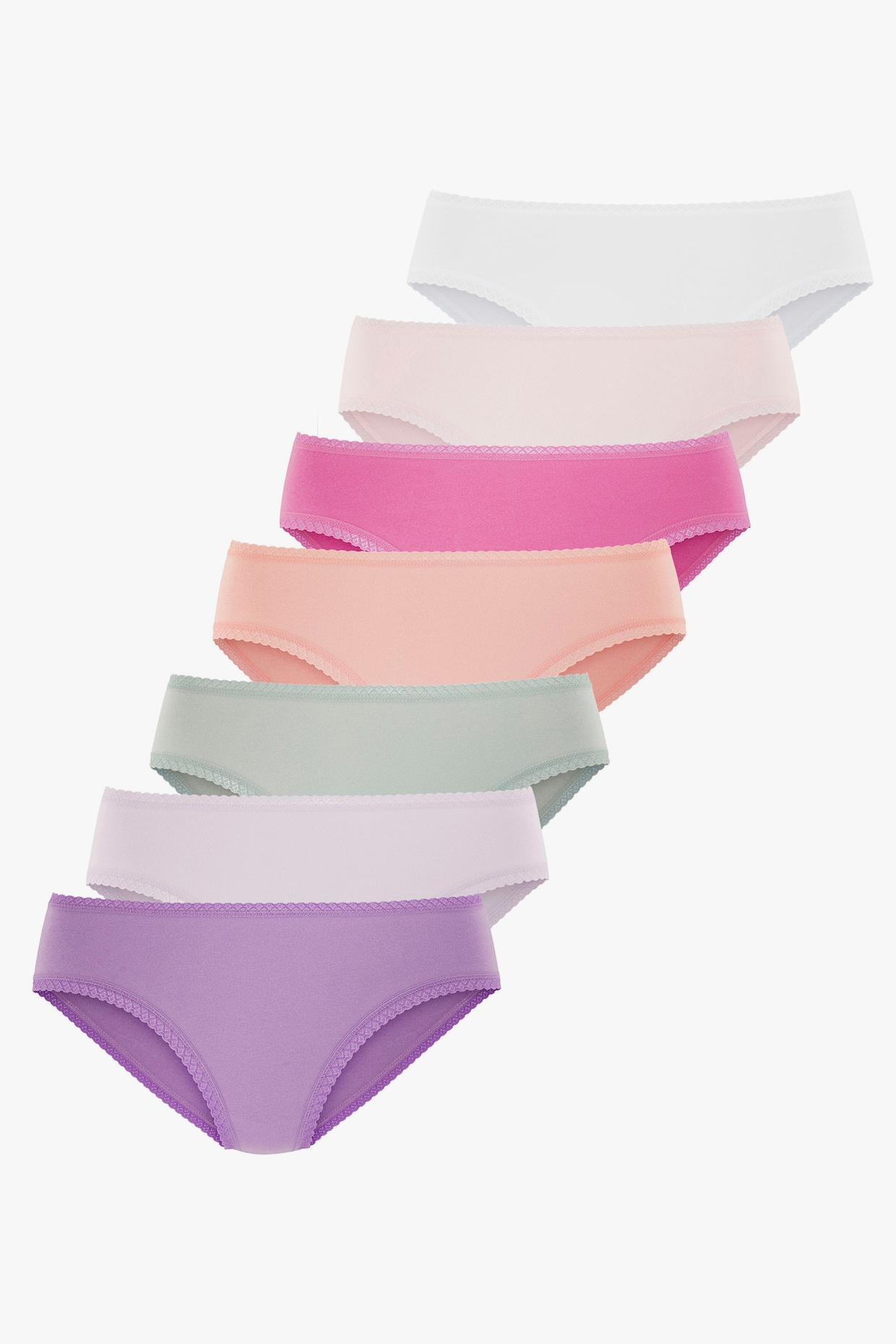 Vivance Jazz-pants slips - lindegroen, lila, apricot, pink, roze, wit