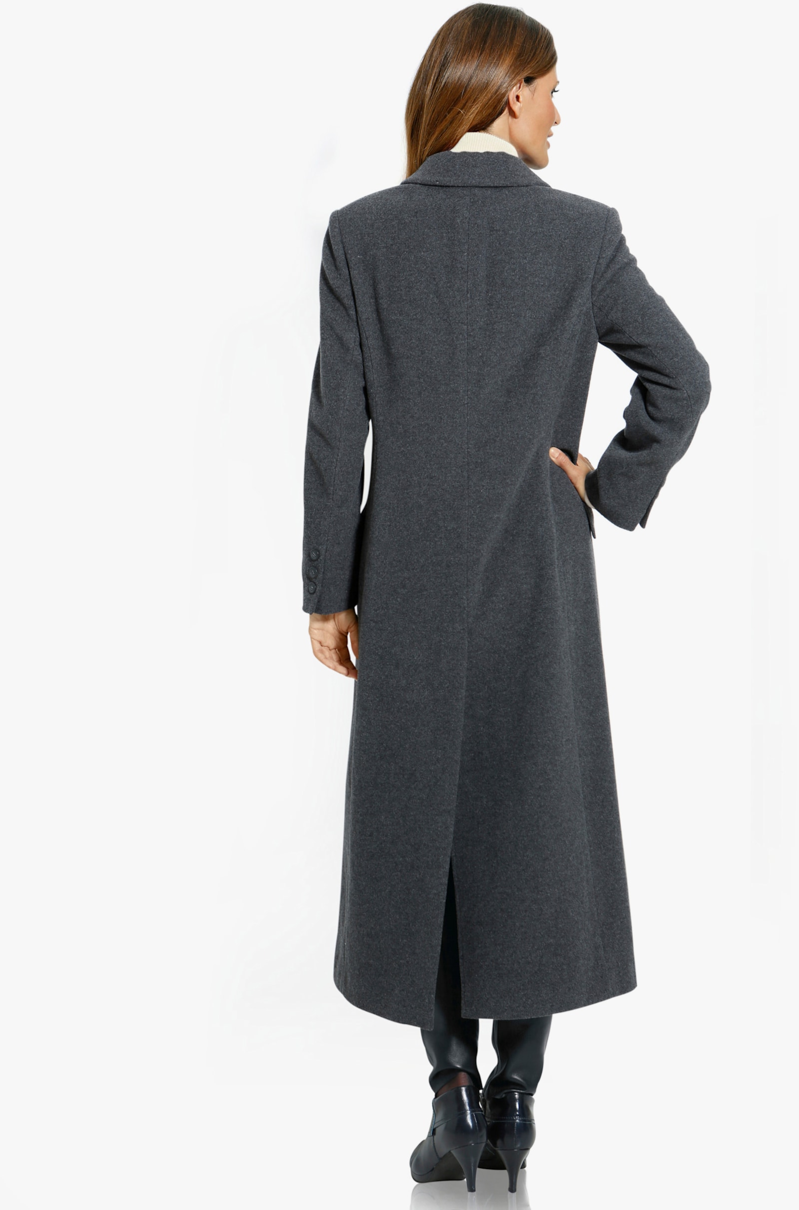 heine Manteau coupe longue - anthracite