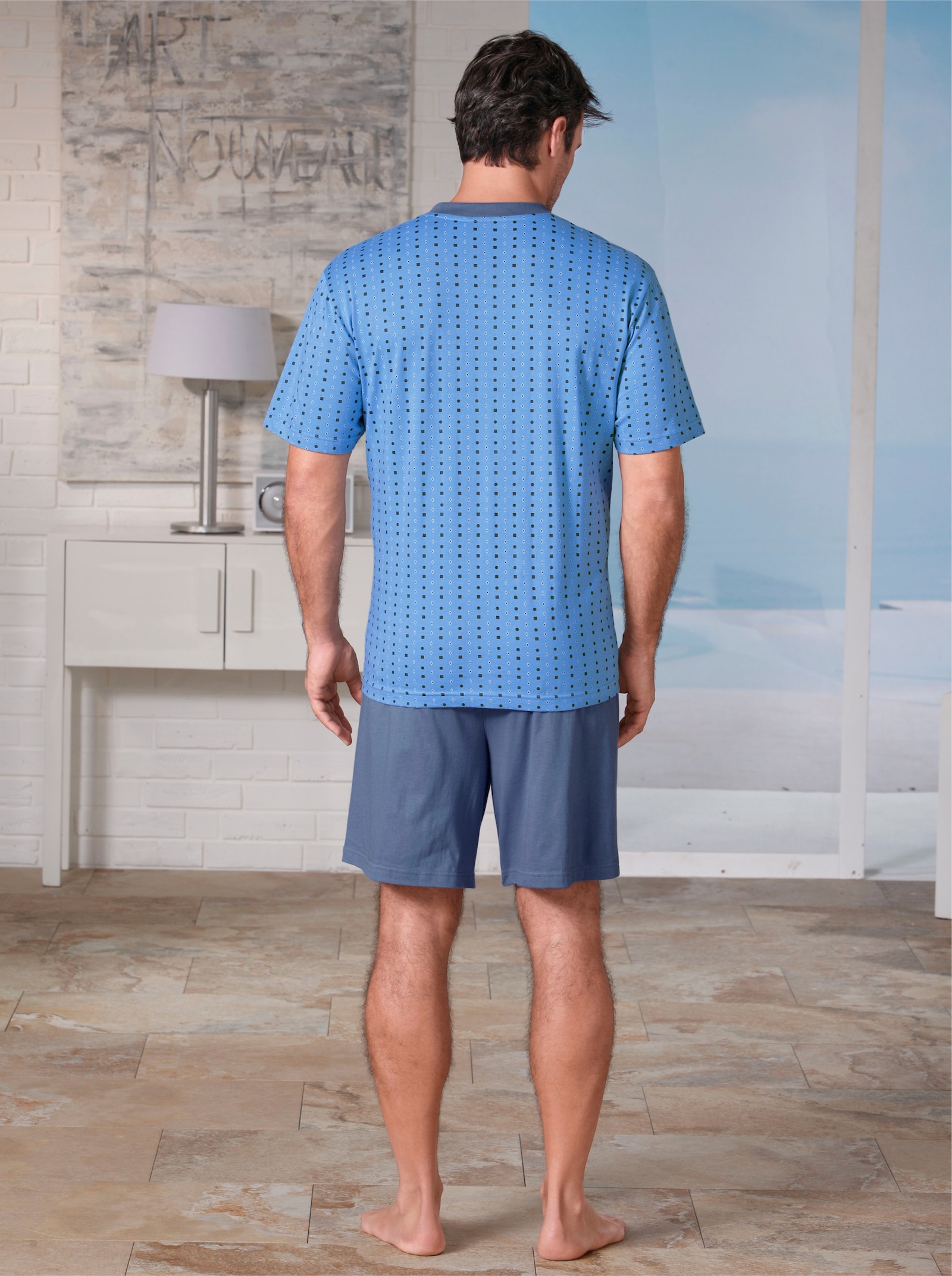 KINGsCLUB Shortys - mint + blau