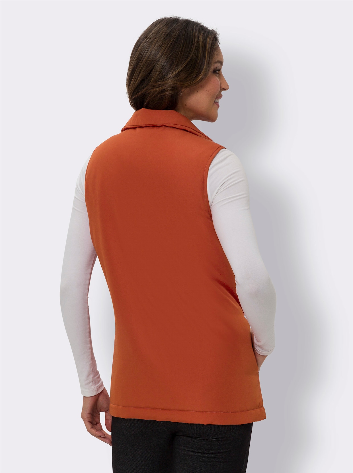 Gilet - roestrood