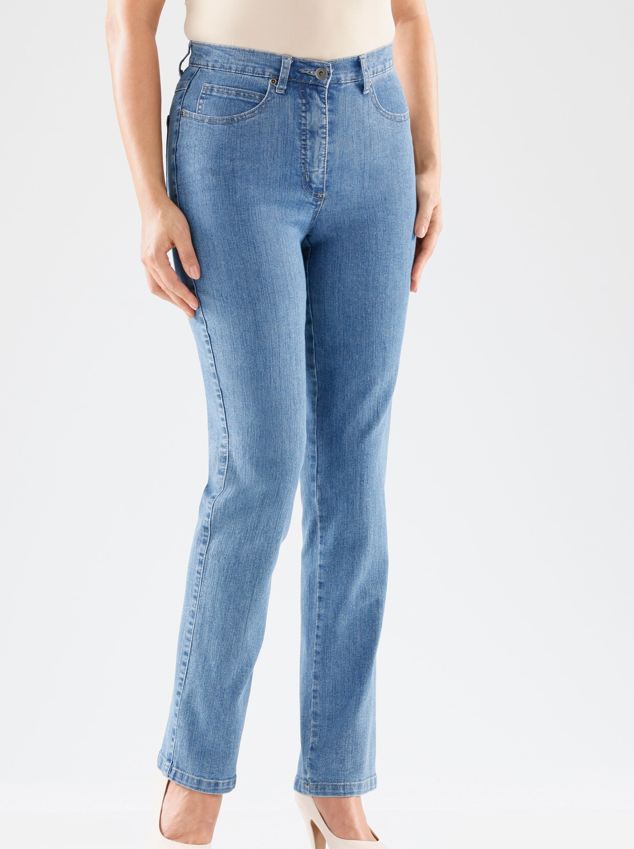 5-Pocket-Jeans - blue-bleached