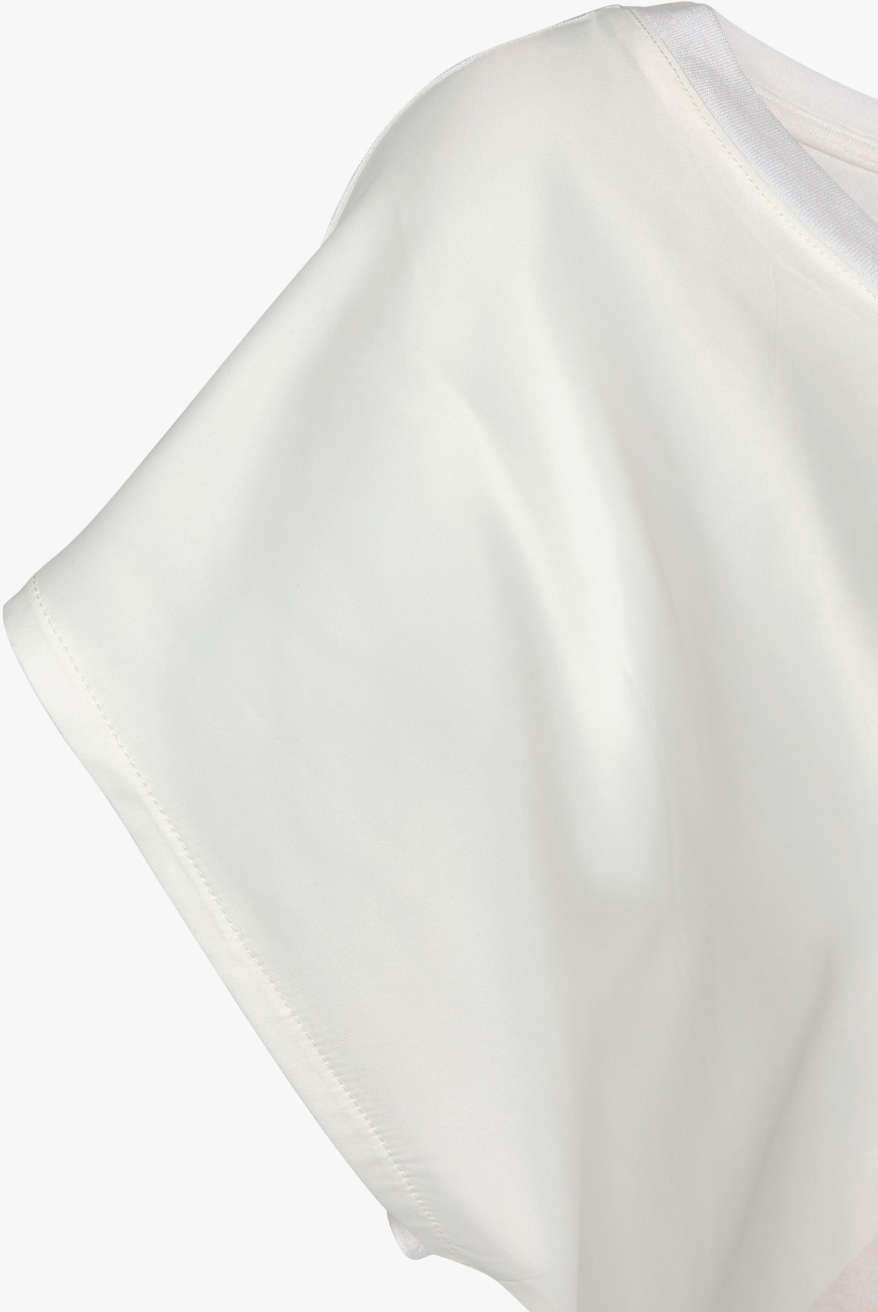 LASCANA Shirt met korte mouwen - wit geprint