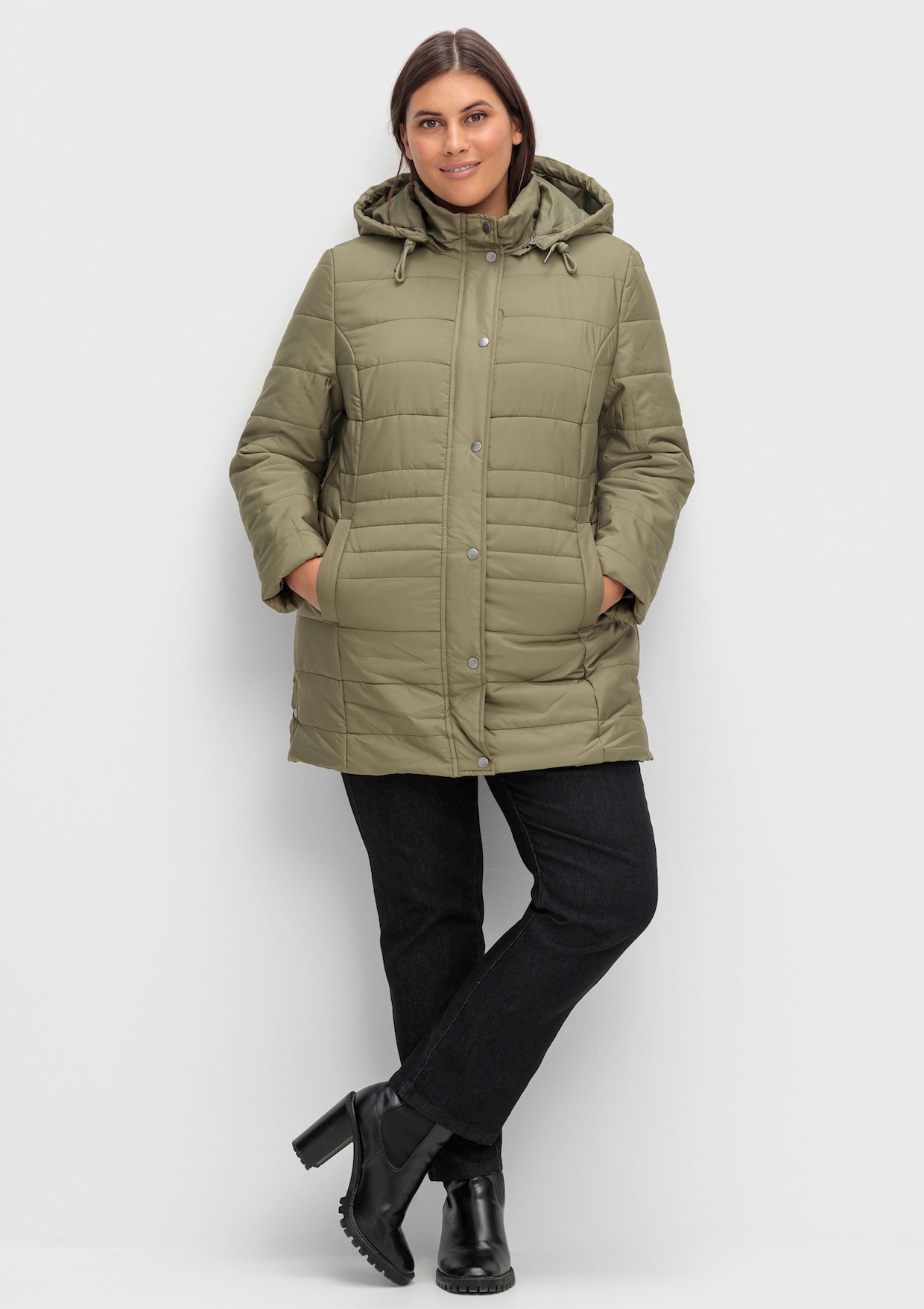 Steppjacke - khaki