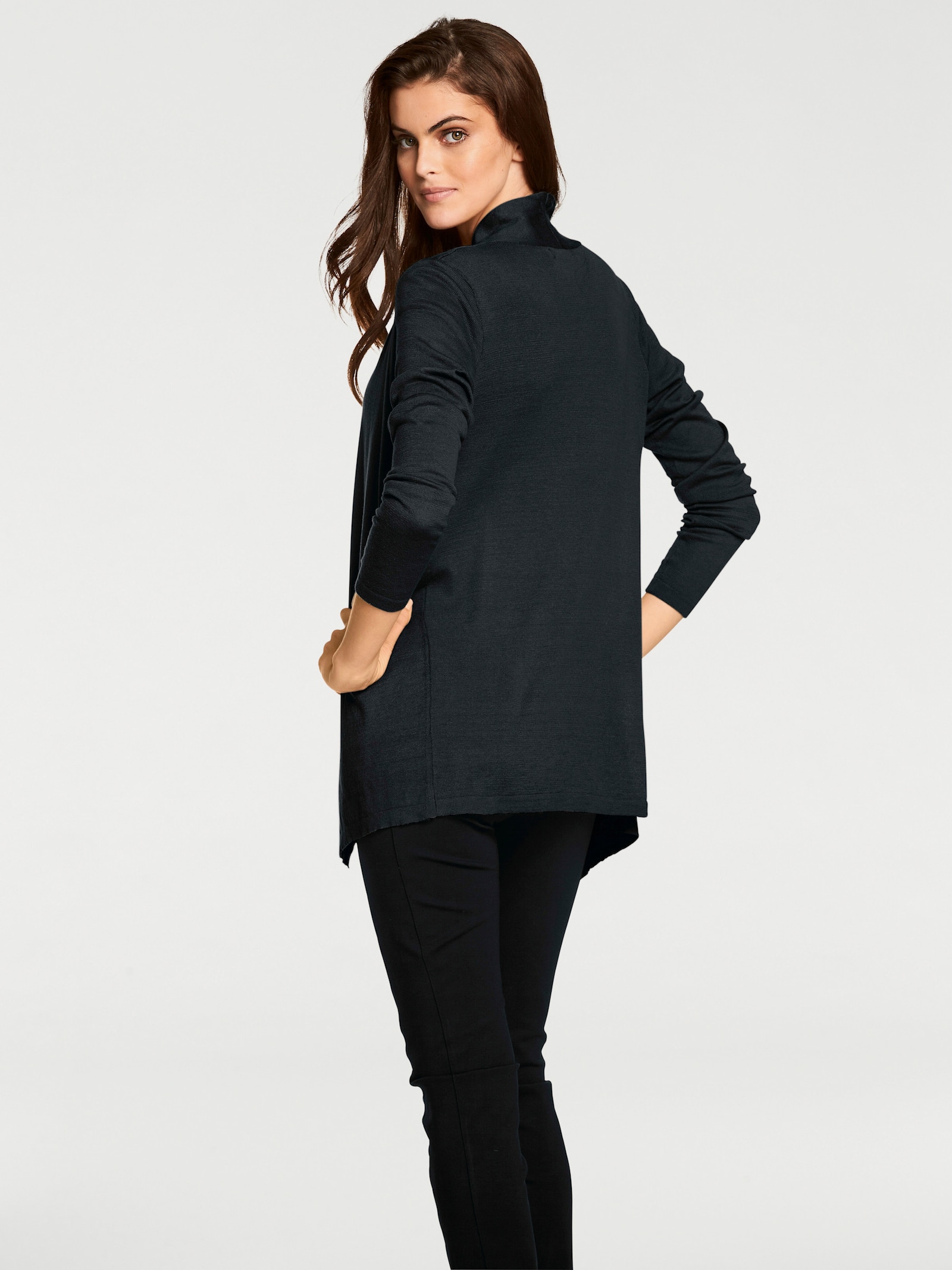 heine Twin-Set aus reiner Baumwolle - schwarz