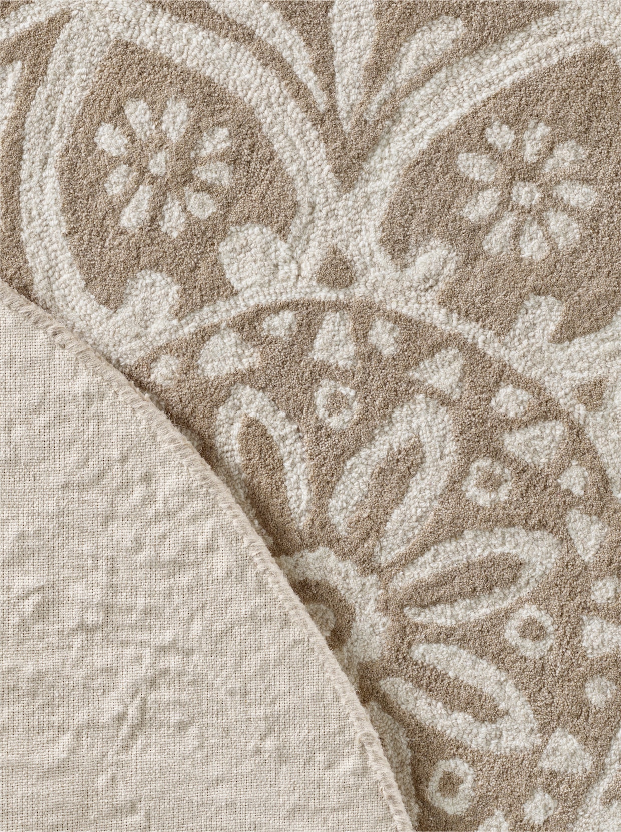 heine home Tapijt - taupe/ecru