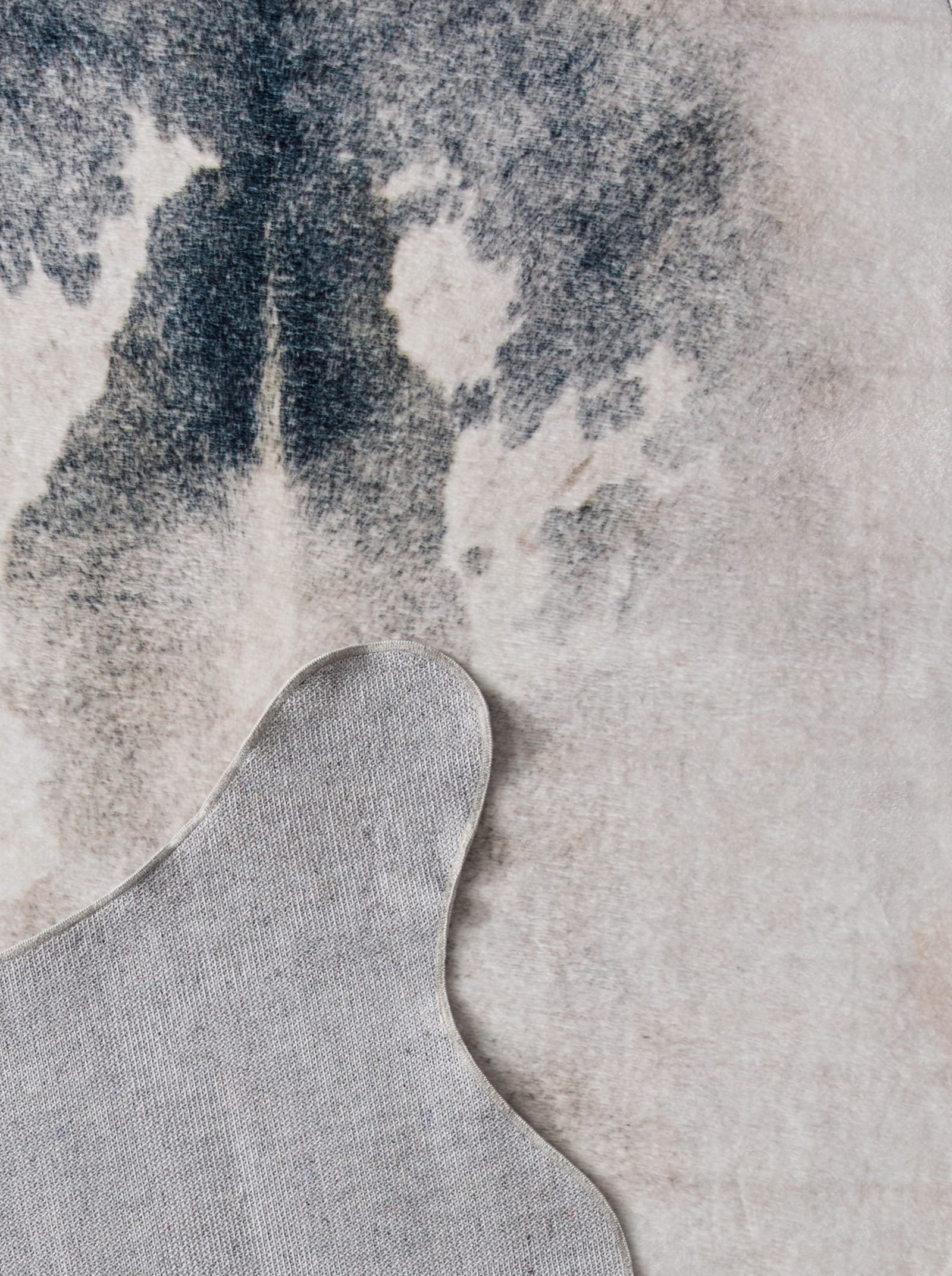 Impressionen Teppich - natur-schwarz