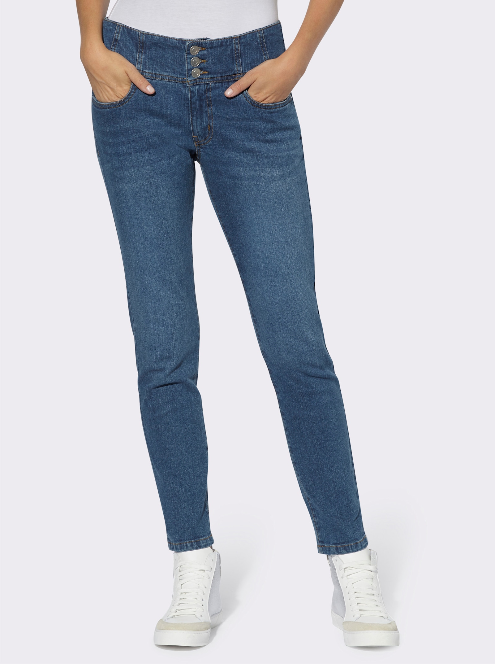 heine Jeans - blue-stone-washed