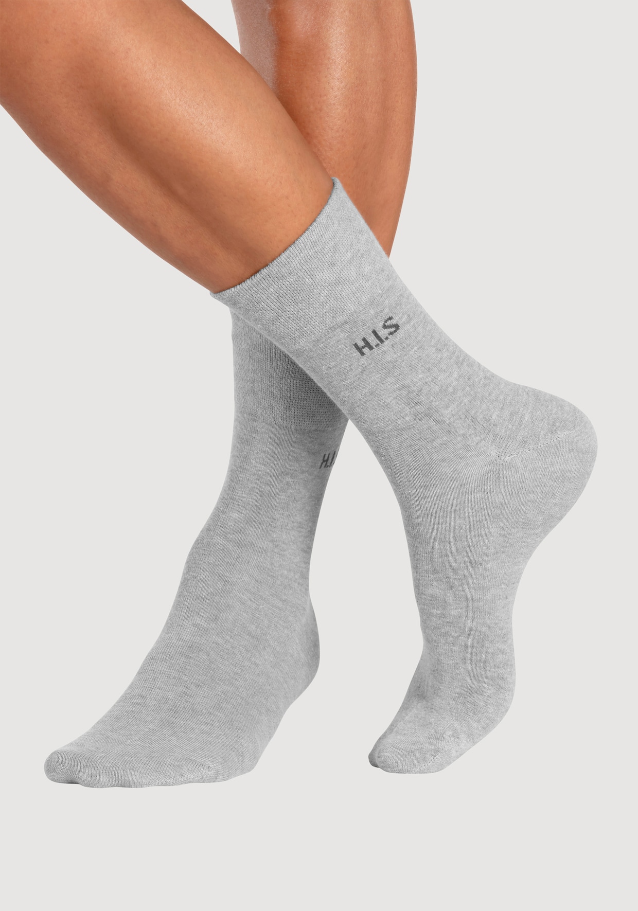 H.I.S Socken - 4x schwarz, 4x anthrazit-meliert, 4x grau-meliert