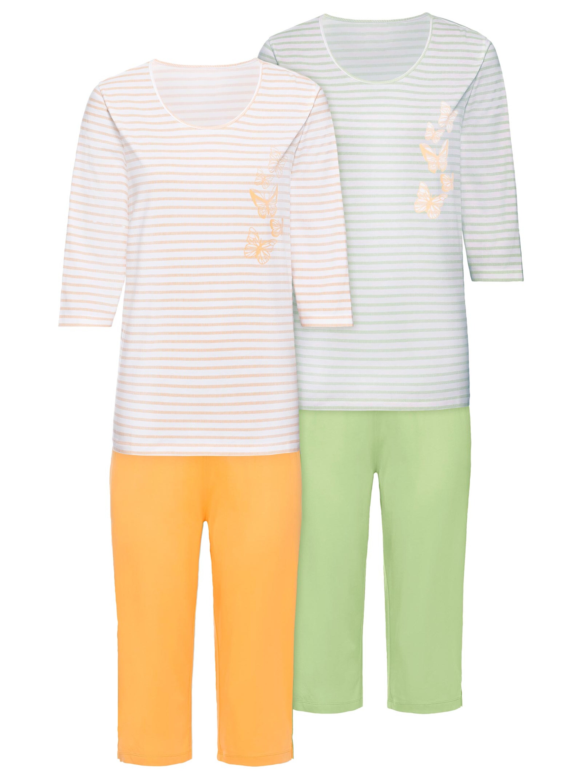 wäschepur Capri-Anzüge - grün + melba