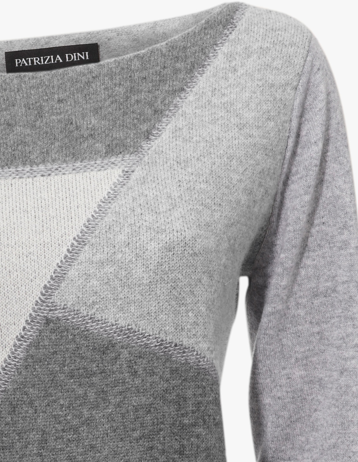 heine Kaschmirpullover - grau-ecru
