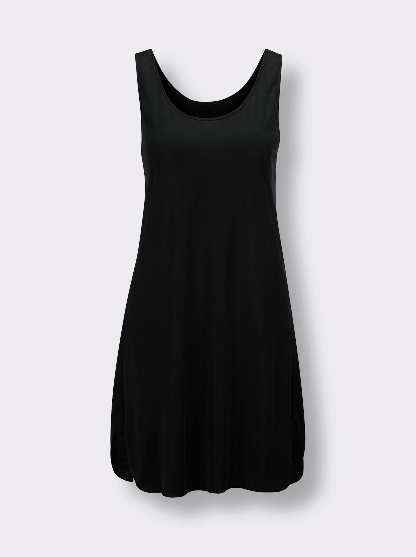 Nina von C. Unterkleid in fließender Qualität - schwarz