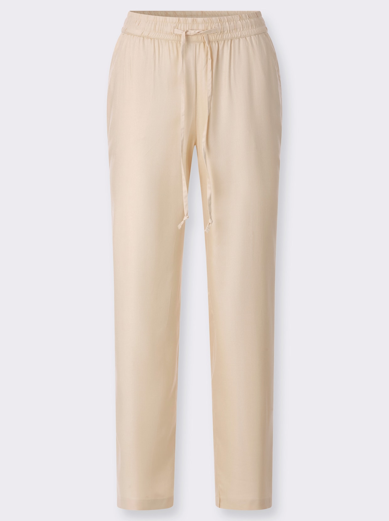 Schlupfhose in strukturierter Qualität - sand