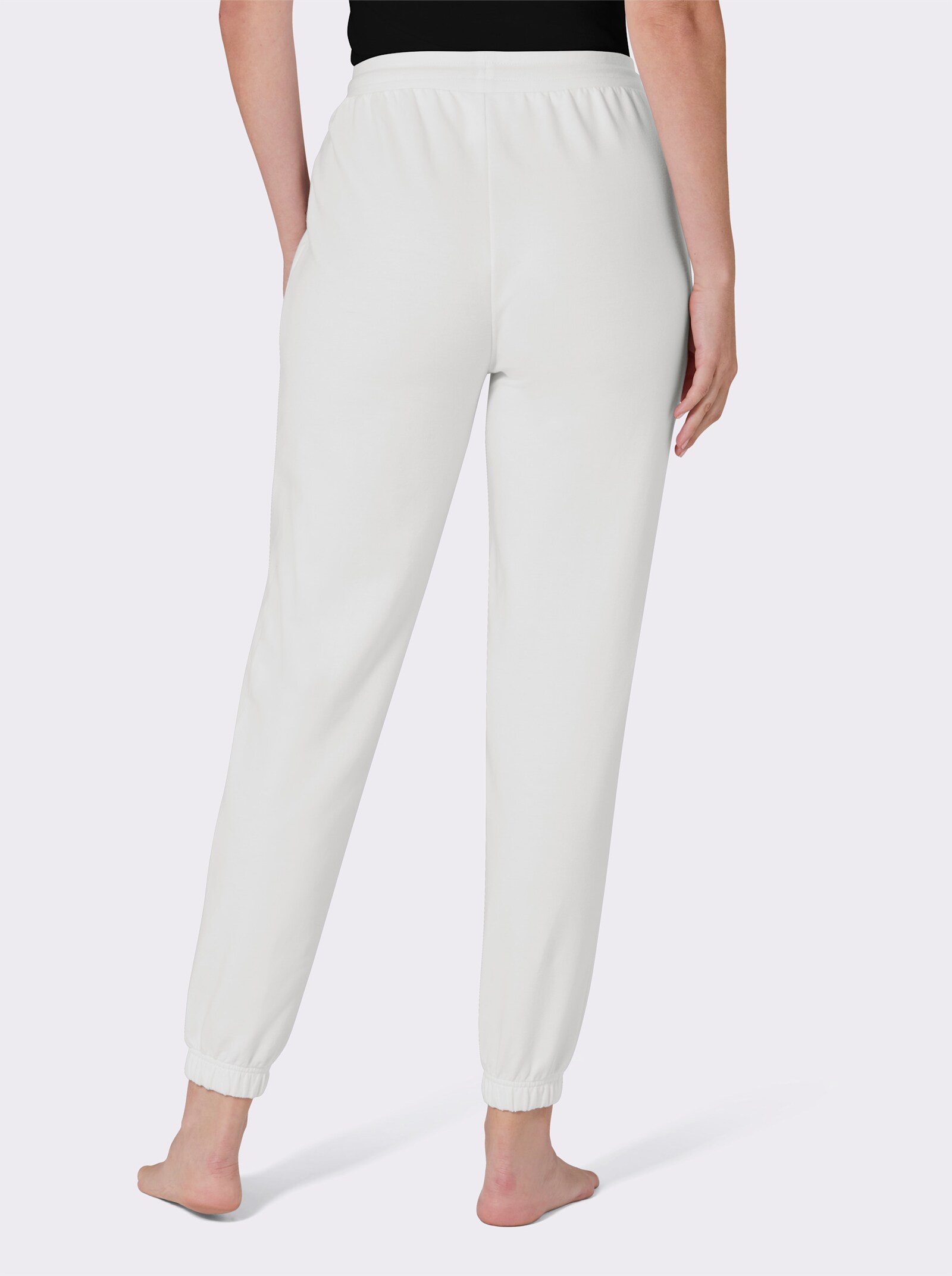 feel good Hose - ecru-schwarz