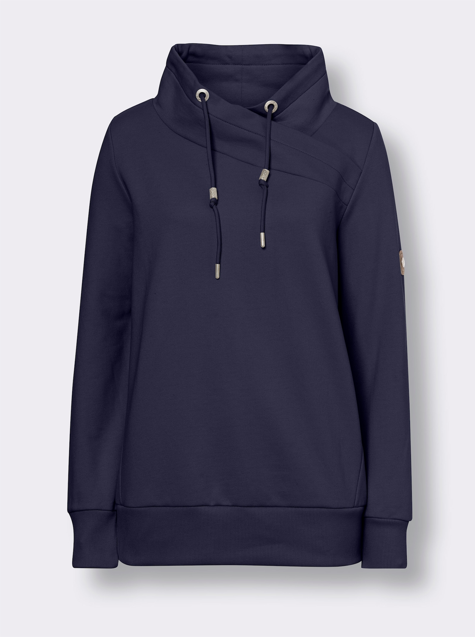 heine Sweatshirt mit wärmender Innenseite - marine