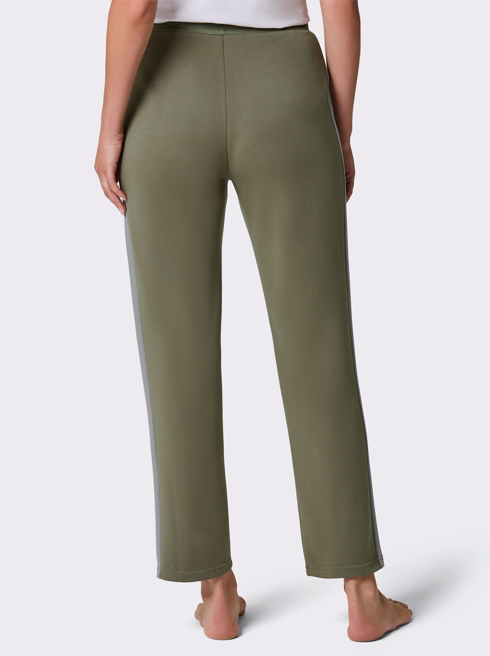 CREATION L PREMIUM Modal-Mix-Hose - khaki-steingrau