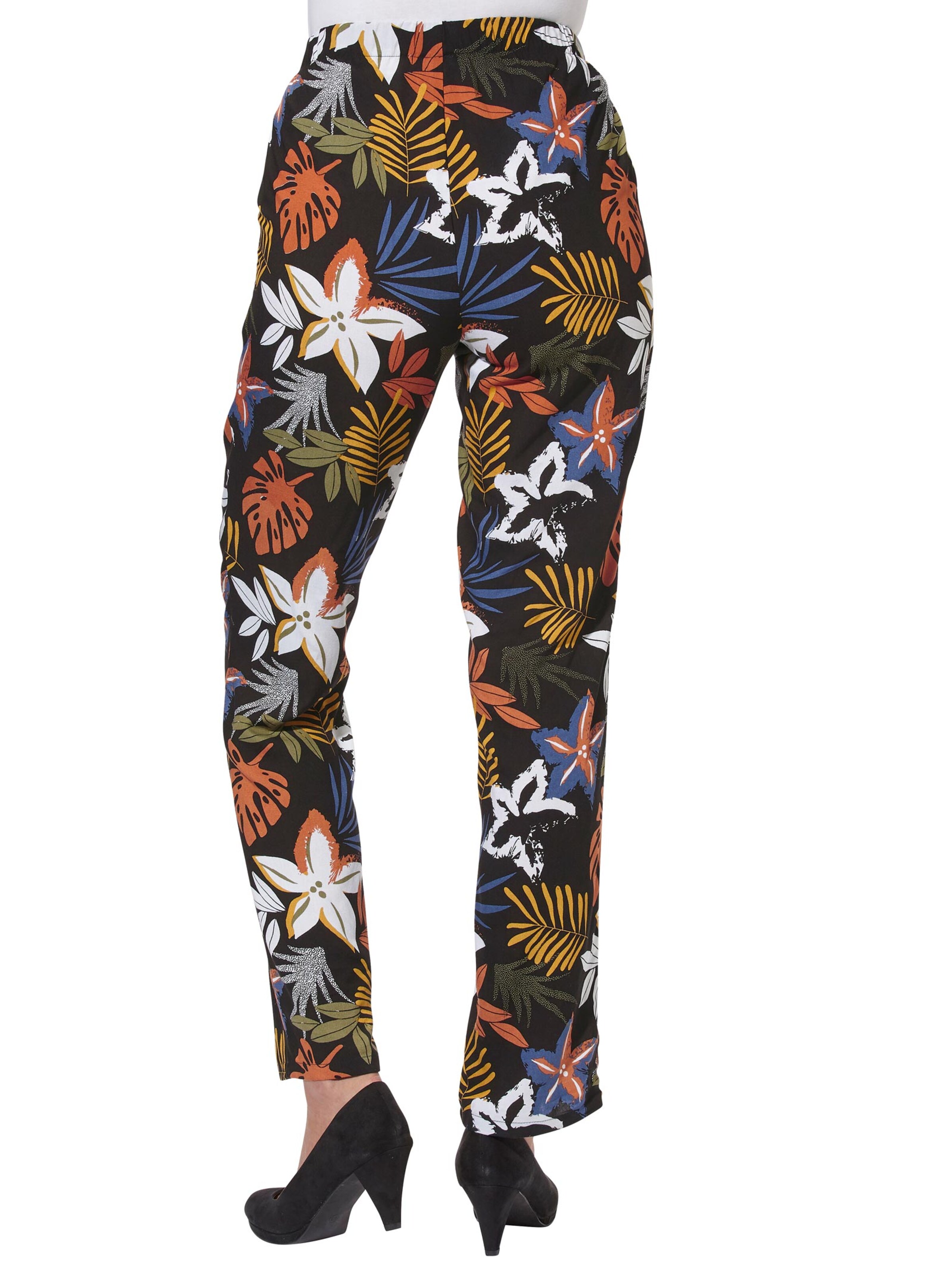 Hose - schwarz-bedruckt