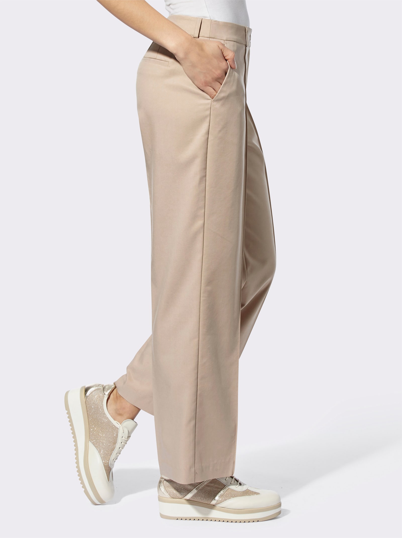 heine Culotte mit Biesenverzierung - beige