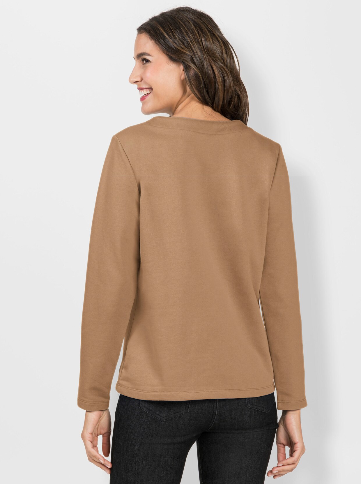 Sweatshirt - camel