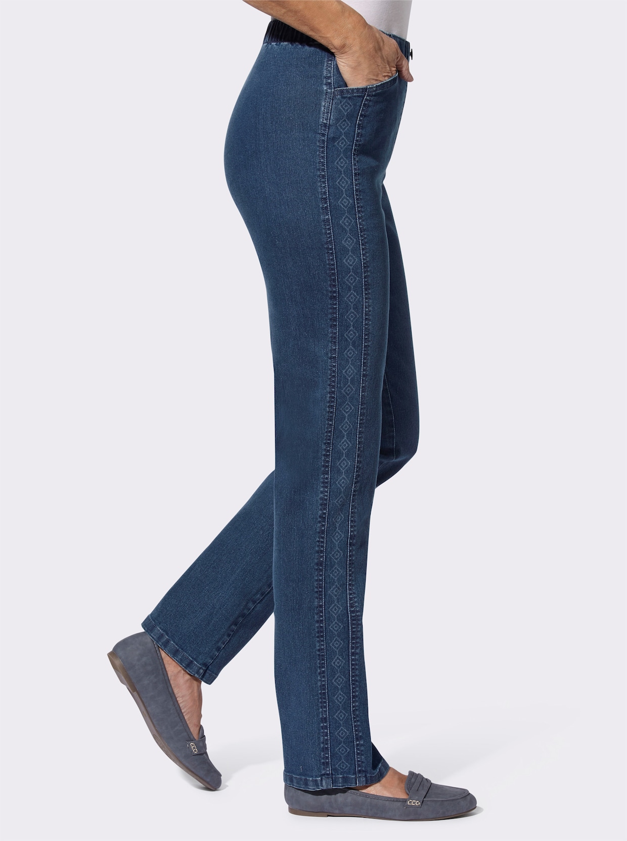 Jeans - blue-stone-washed