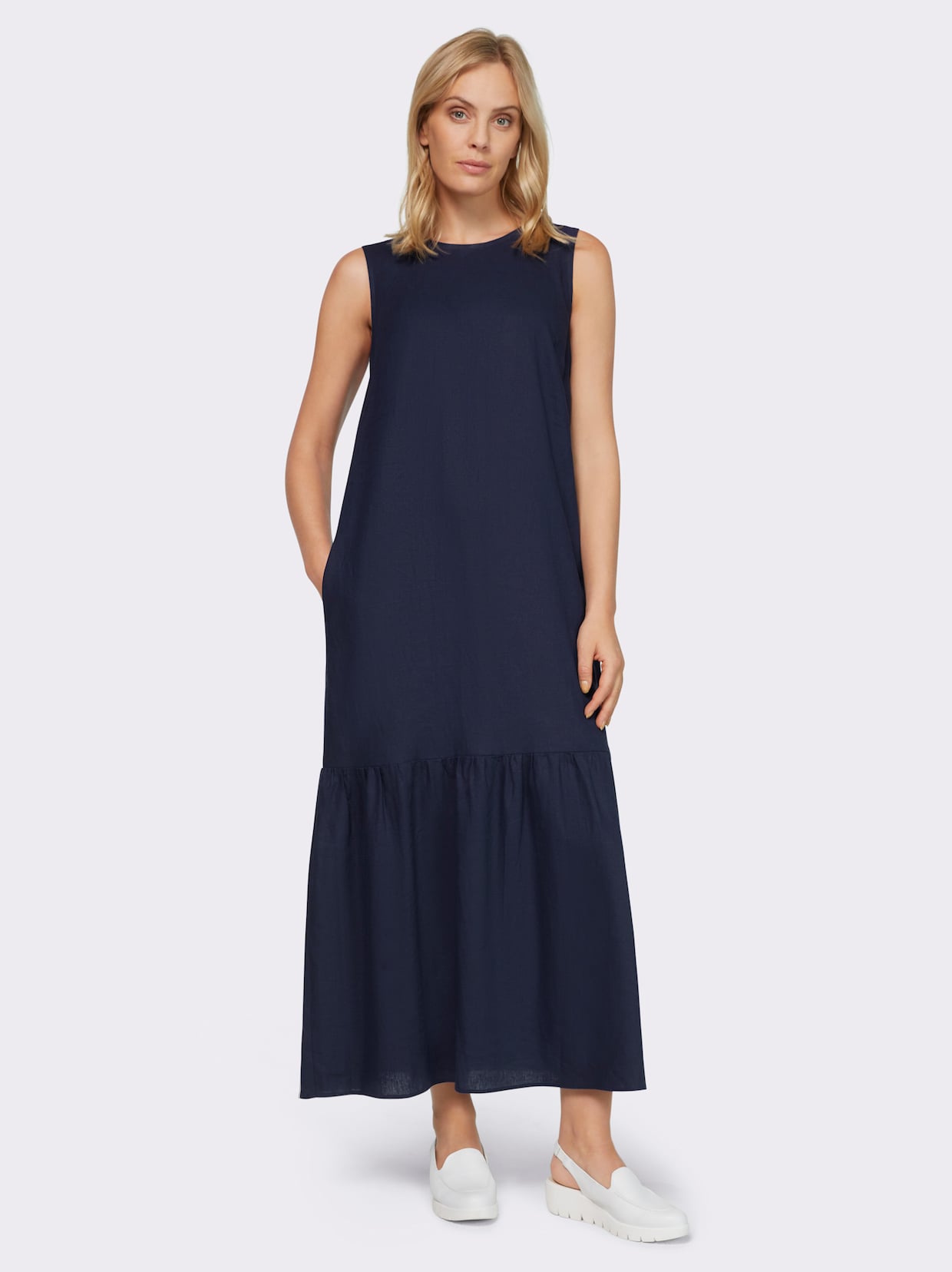 heine Robe tissée - marine