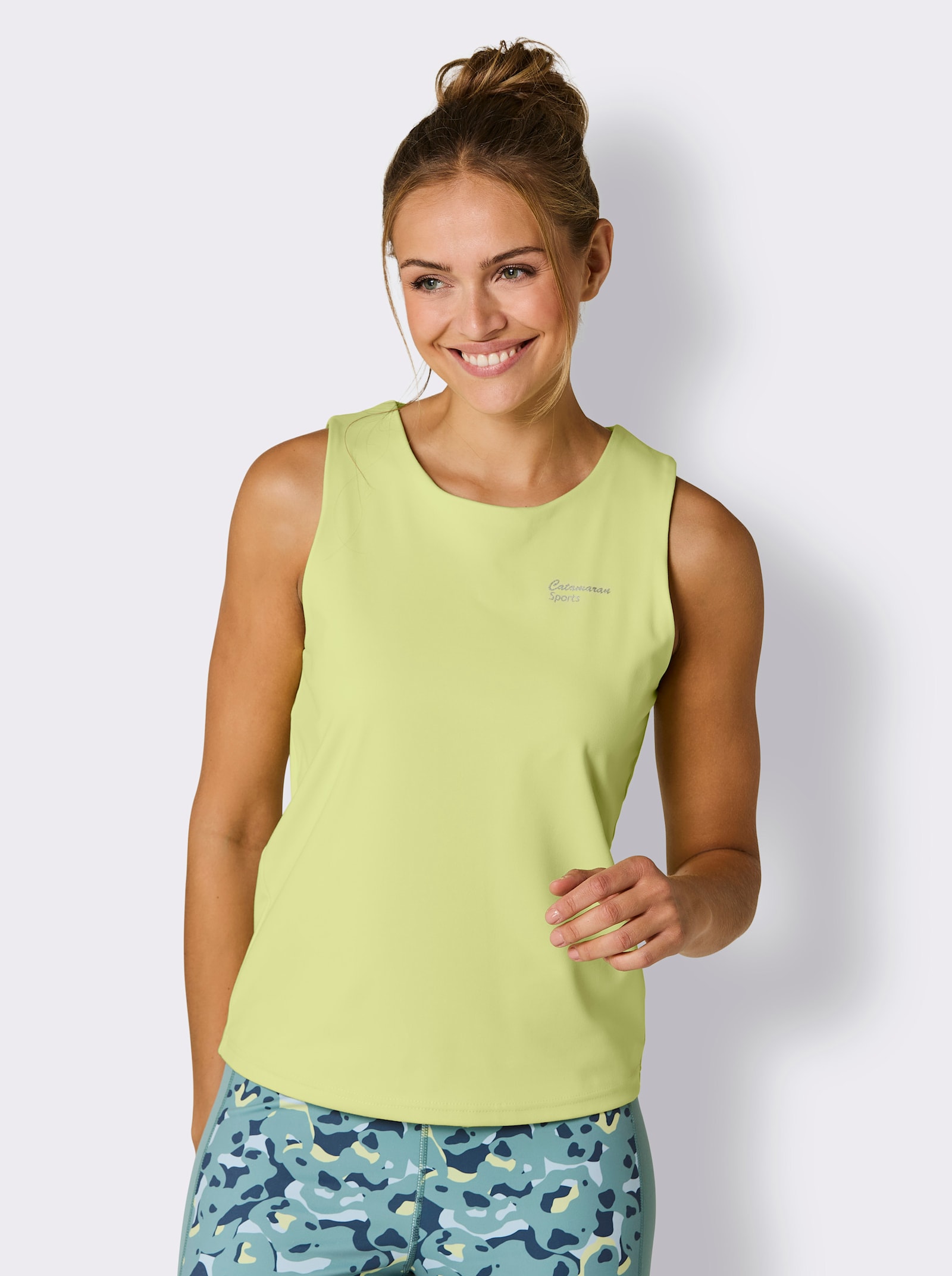 Catamaran Sports Functioneel shirt met stretch - pistache