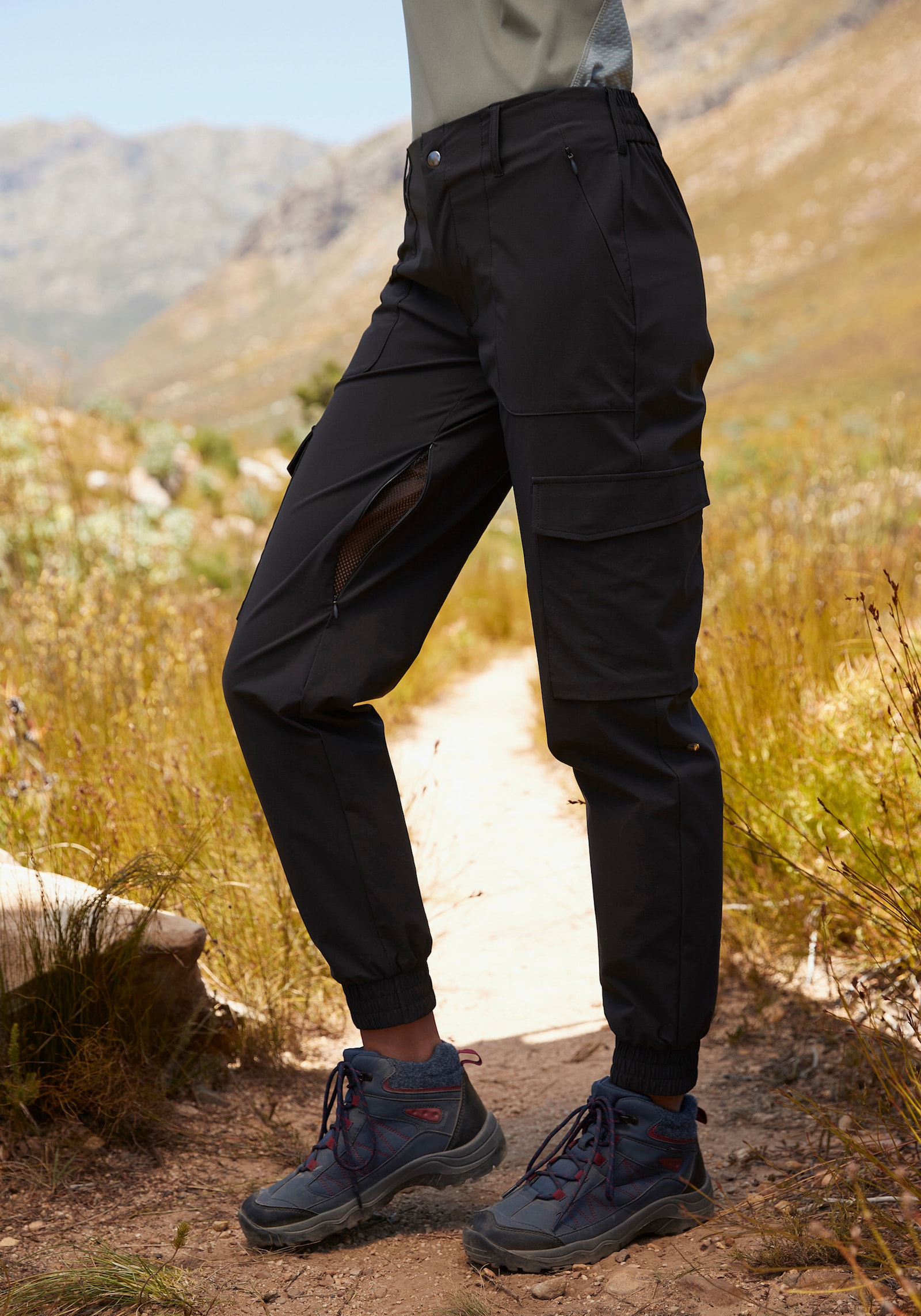 vivance active Trekkinghose - schwarz