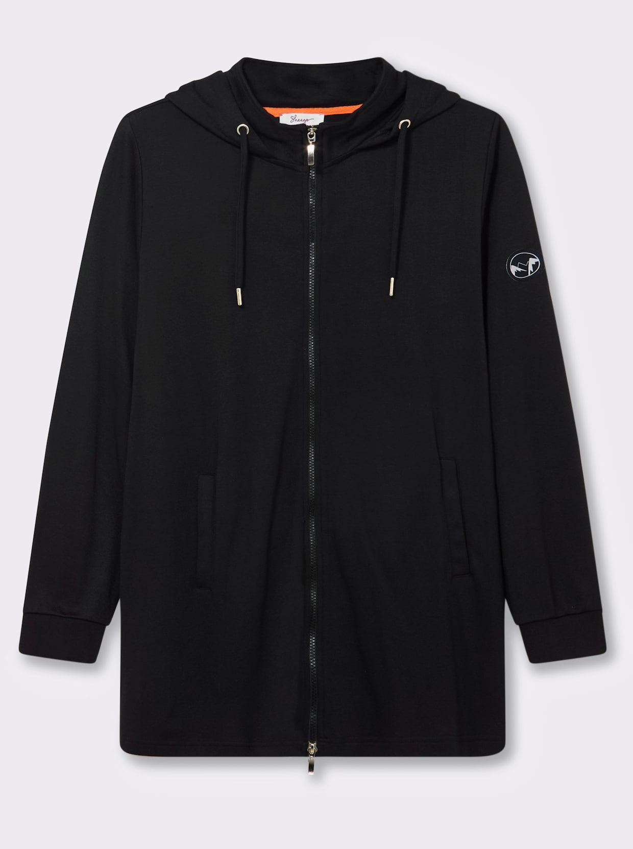 sheego Sweatjacke - schwarz