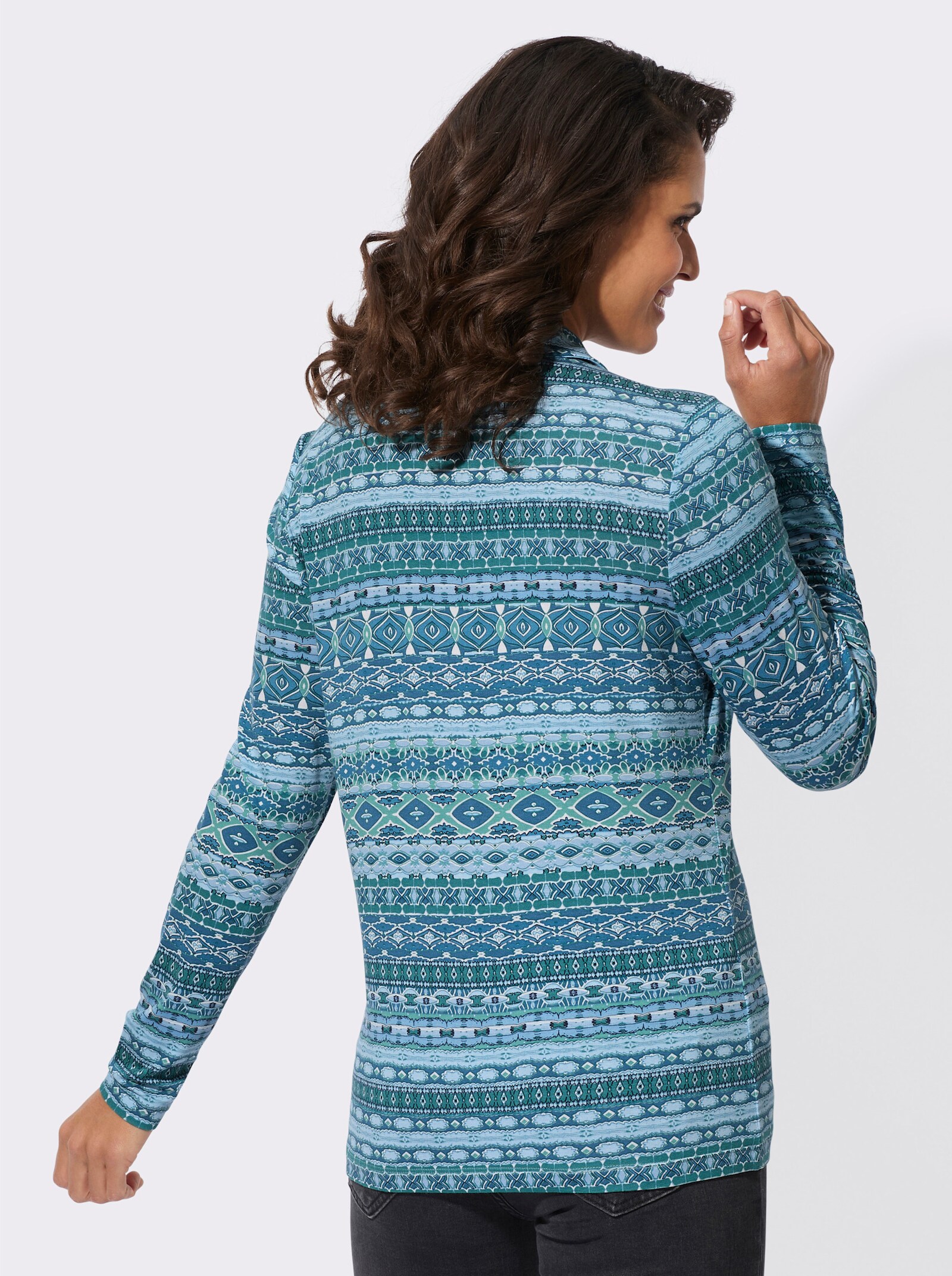 Poloshirt mit kurzem Reißverschluss - topas-bedruckt