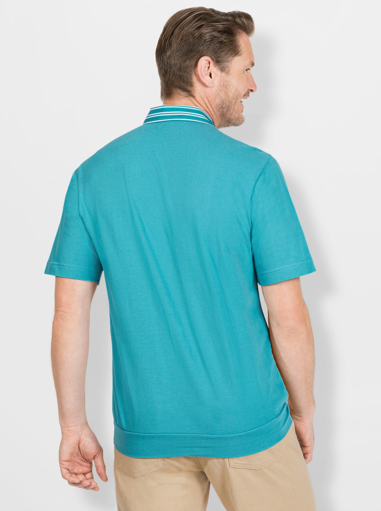 Marco Donati Shirt met korte mouwen - turquoise