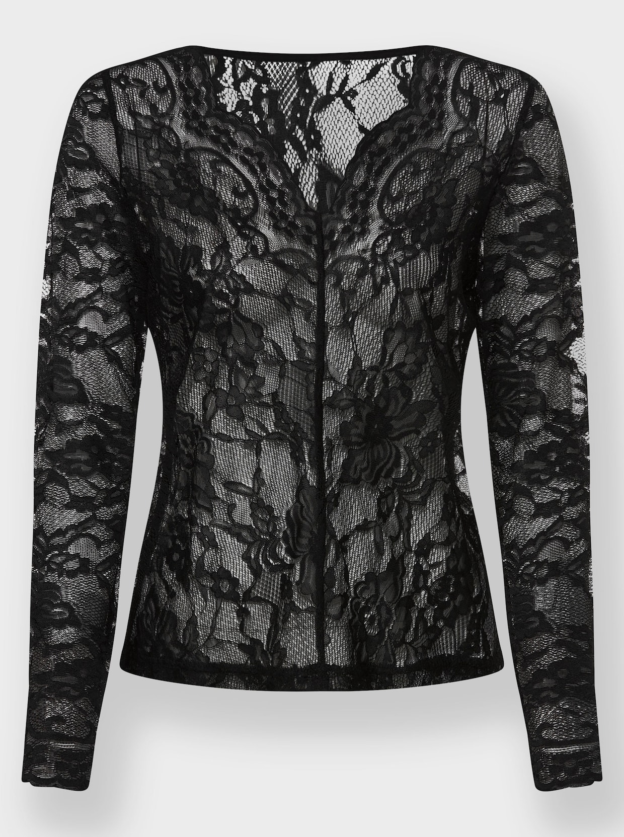 heine Spitzenshirt - schwarz