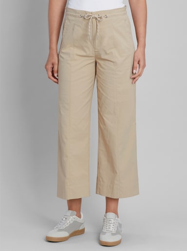 heine Paperbag-Hose mit weitem Bein - beige