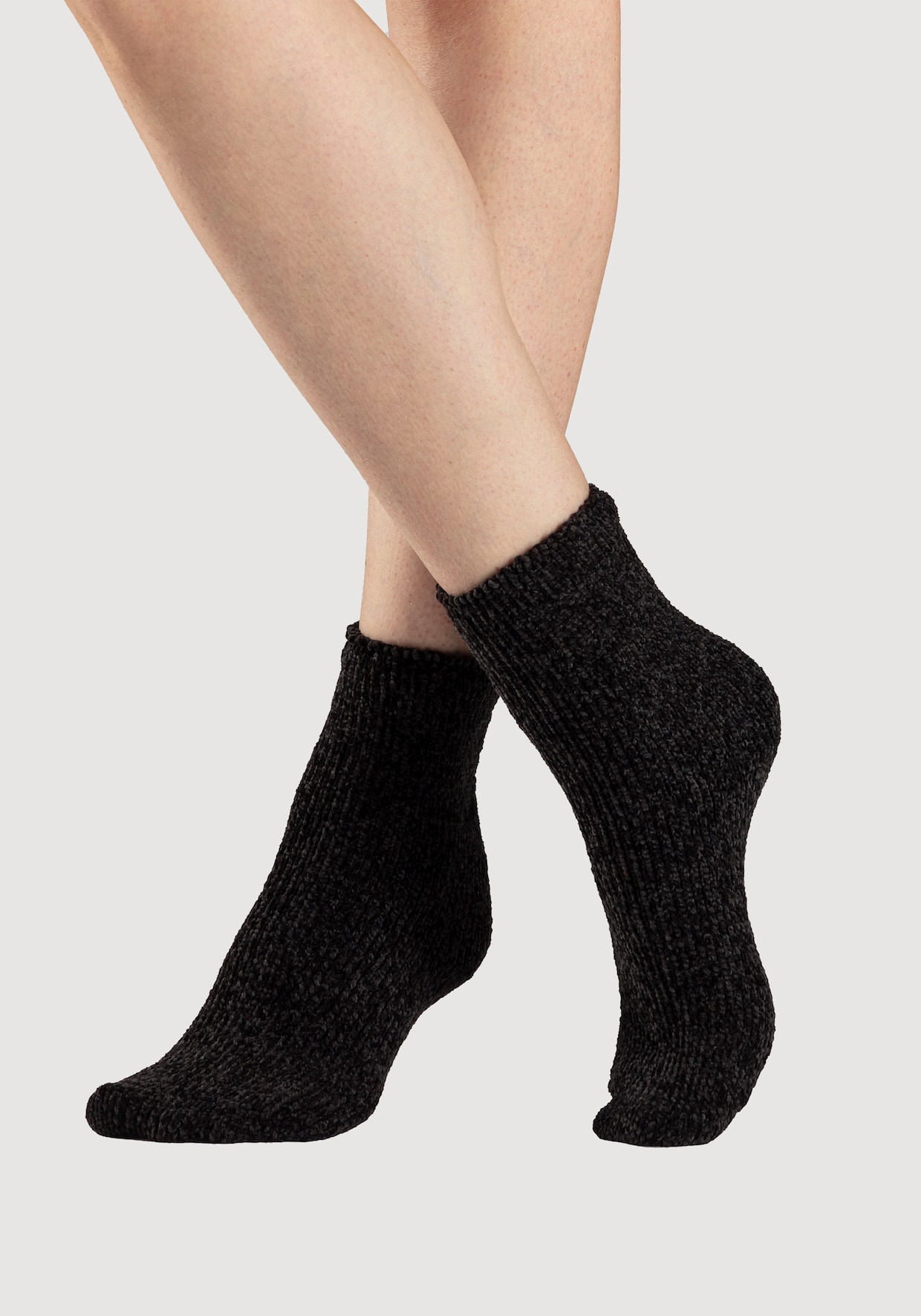Lavana Kuschelsocken - 5x schwarz