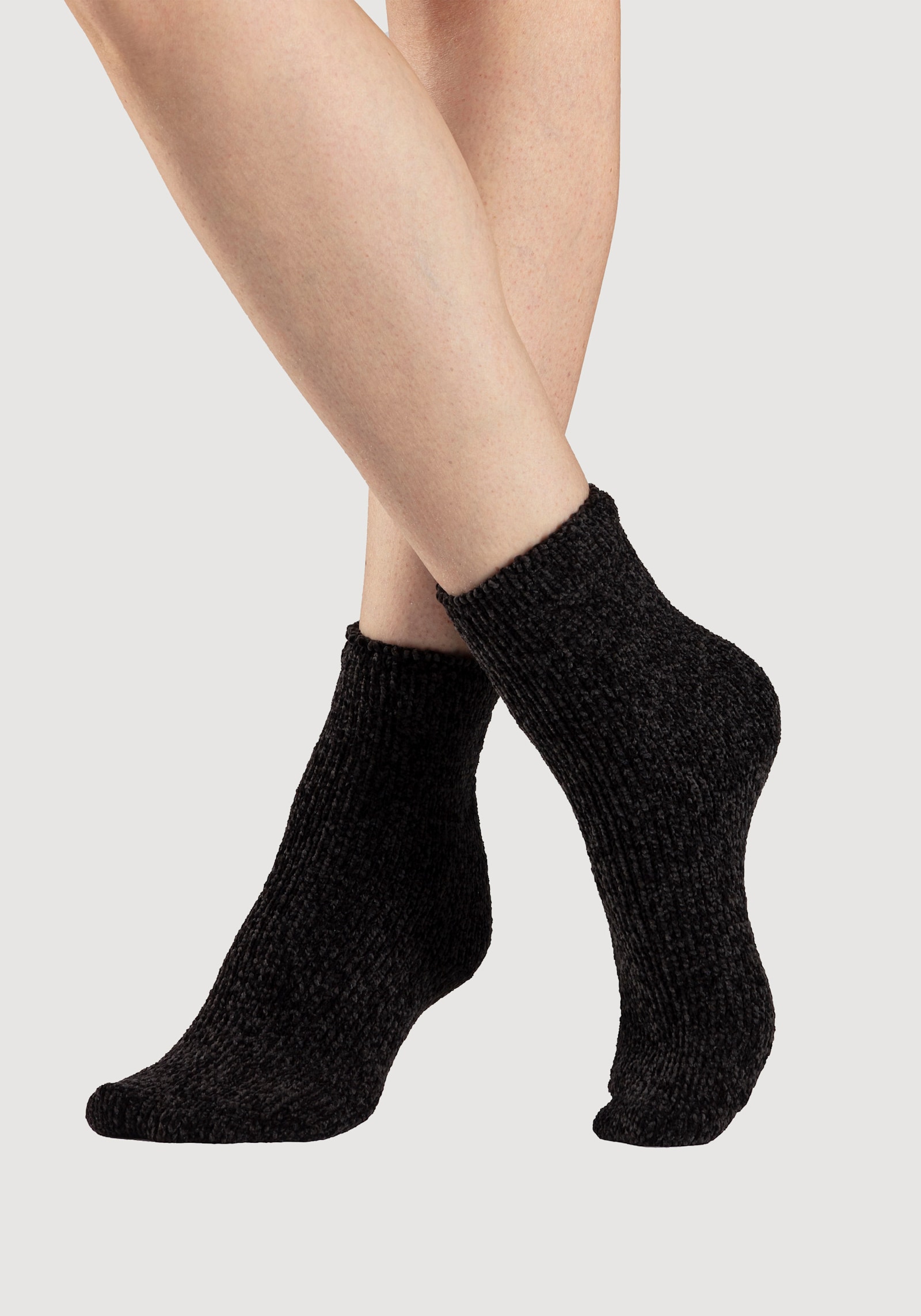 Lavana Kuschelsocken - 5x schwarz