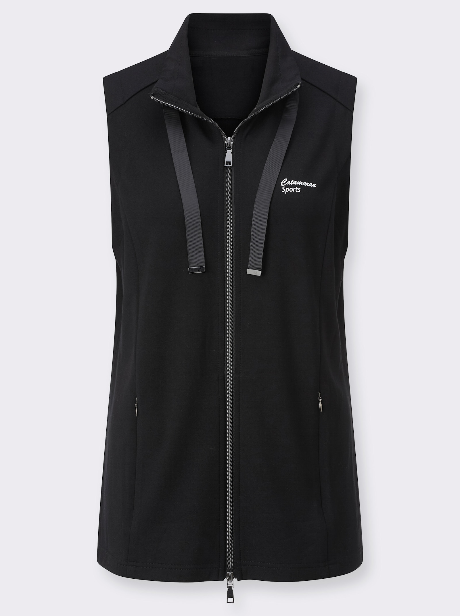Catamaran Sports Functioneel gilet van vormvast interlock - zwart