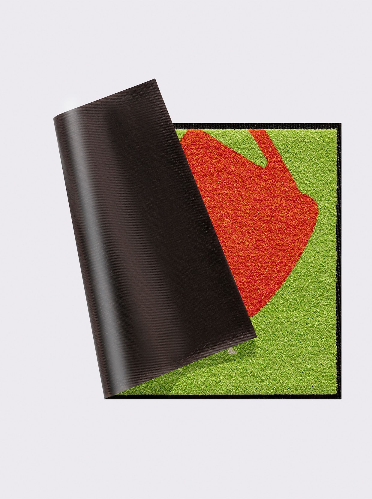 Salonloewe Voetmat - appelgroen gedessineerd