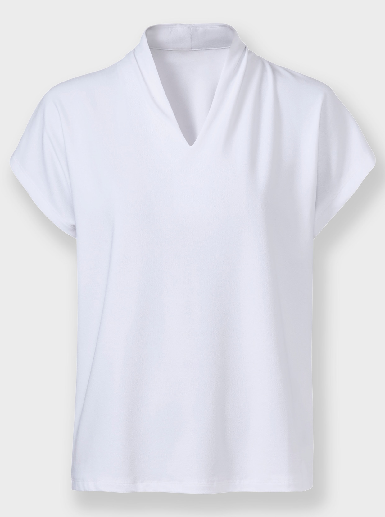 heine Shirt met opstaande kraag - wit